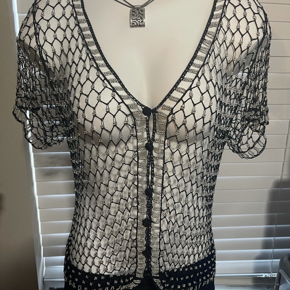 Silver Beaded Top - Picture 9 of 13